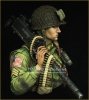 Young Miniatures YM1873 WW2 US AIRBORNE with M1919 1/10